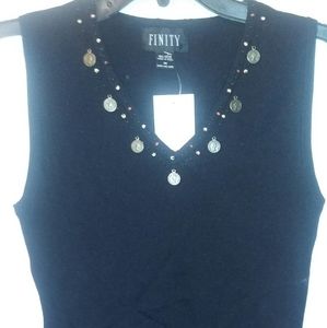 NWT Embellished Knit Tank size Medium